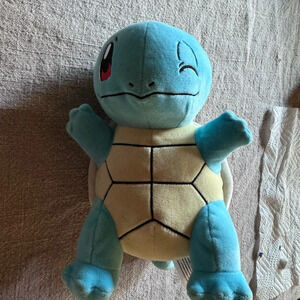 NWOT Pokémon Squirtle winking plush.